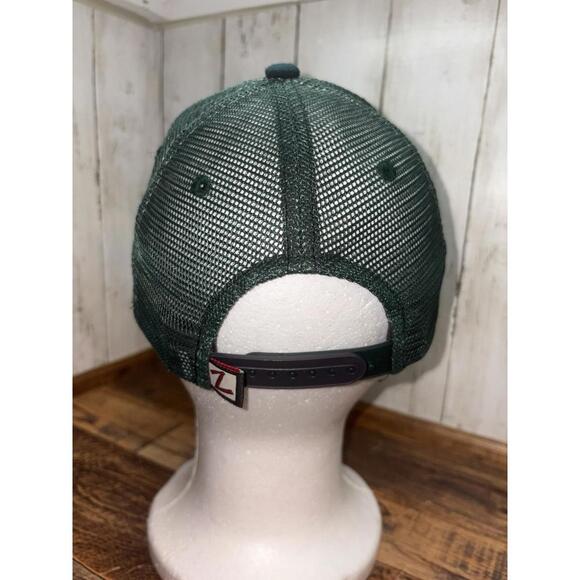 Minnesota Wild Zephyr Hat Snapback Cap Gray Green Mesh NHL Hockey Embroidered - Picture 11 of 11